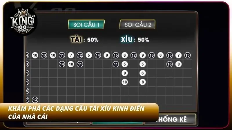 Tìm hiểu sâu về các loại cầu tài xỉu kinh điển của nhà cái